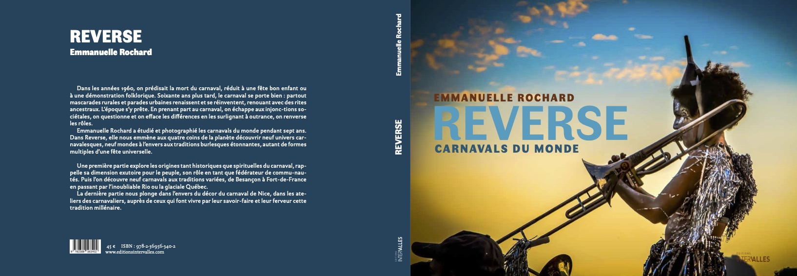 Couverture livre Reverse, carnaval du monde Emmanuelle Rochard