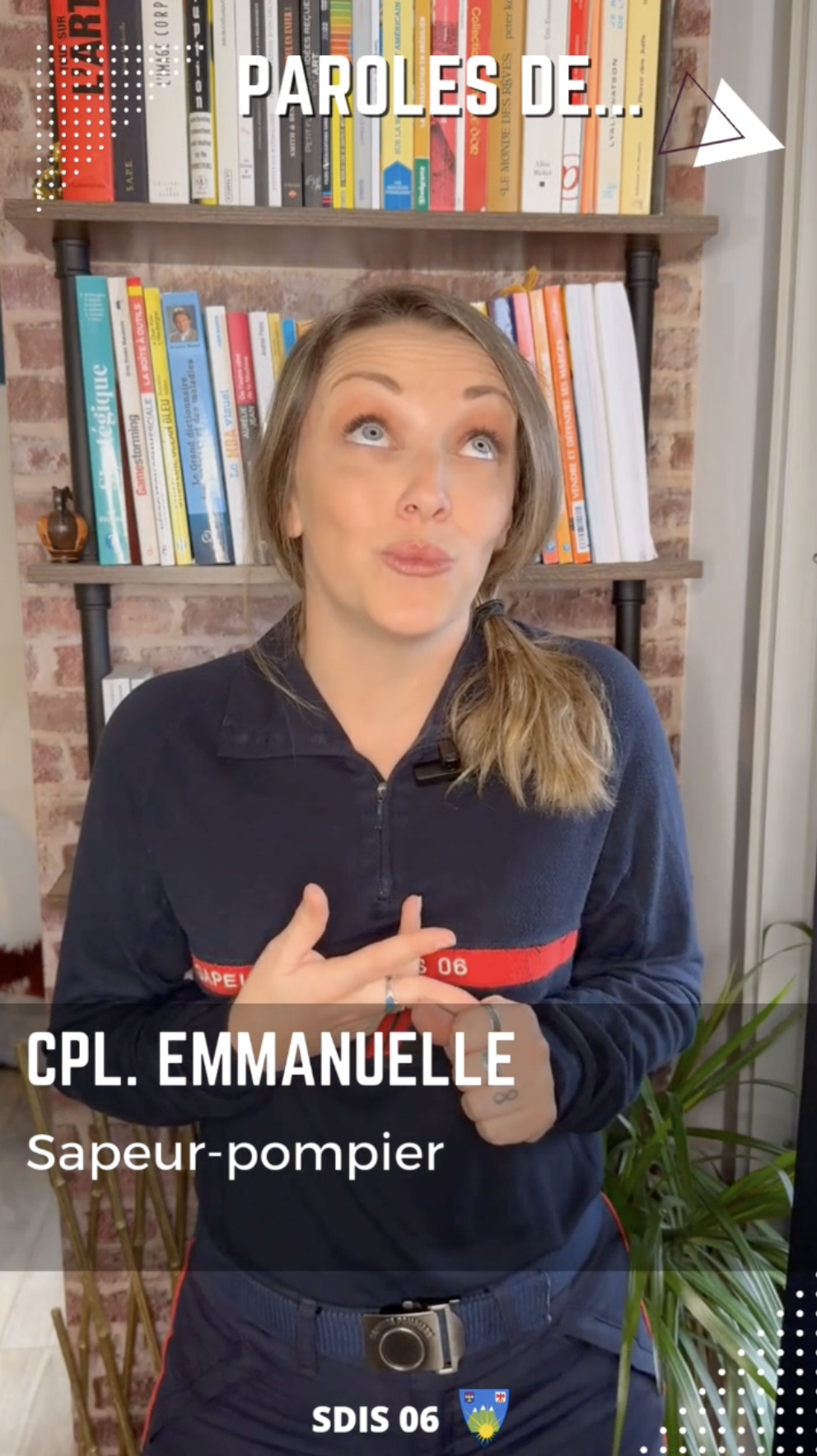 Emmanuelle Rochard pompier